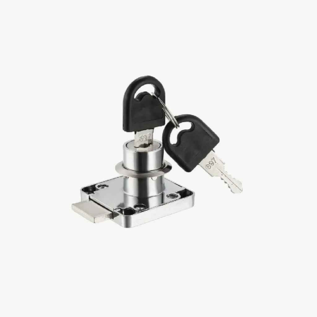 137-32 MM CP – Cerradura Cajón Base Cuadrada Largo 32 MM