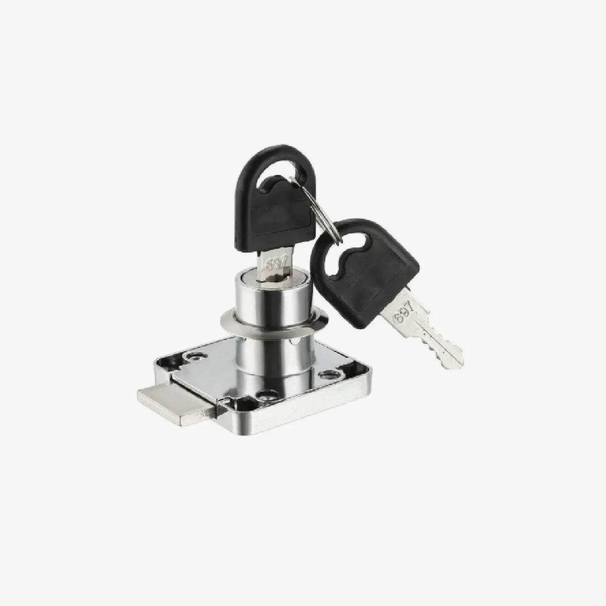 137-32 MM CP – Cerradura Cajón Base Cuadrada Largo 32 MM