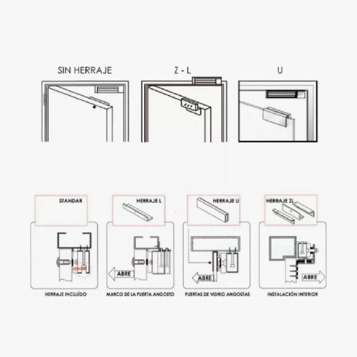 Cerraduras Electromagnéticas EM180/280