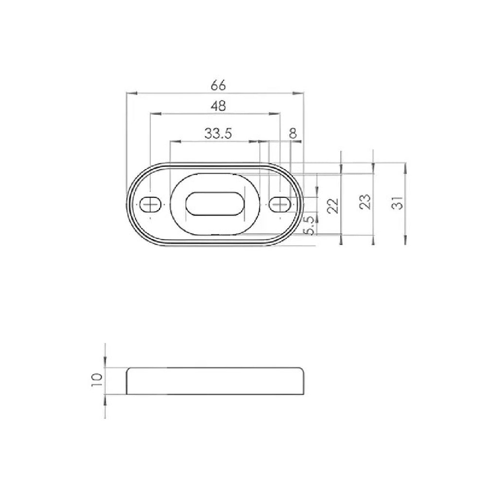 Bocallave Oval Universal Vertical