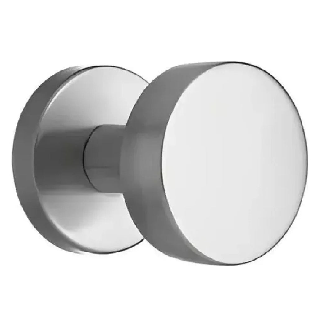 Pomo Fijo Plano Acero Inox