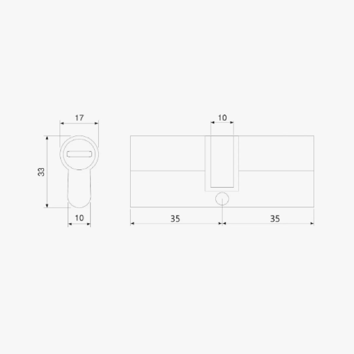 PFW Cilindro 80 C (Centrado)