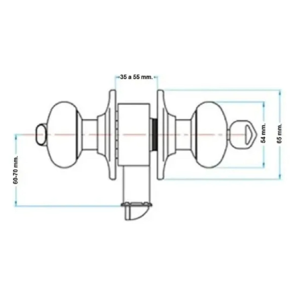PFW 3351 Cerradura PLY